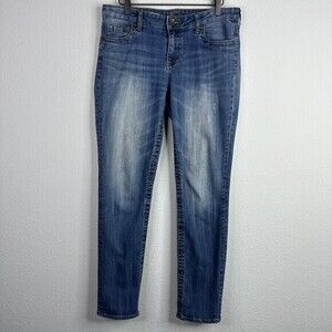 Kut From The Kloth Pants Womens Size 10 Stevie Straight‎ Leg Distressed Jeans